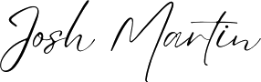 Josh Martin signature